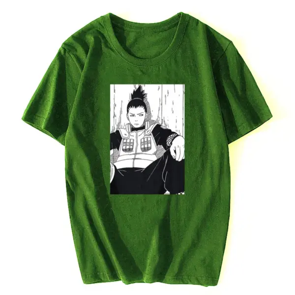 Men Shikamaru Manga T-Shirt for Summer - Image 2