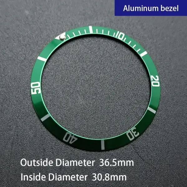 Sloping Aluminum Watch Bezel Insert 36.5mm Replacement - Image 13
