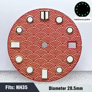 Men's Watch Dial NH35Nh36 Luminous Sterile Model 144 S24476d05dafe4d0a8ac76cccf3ce63cde