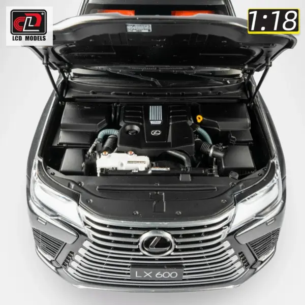 1:18 LX600 Alloy SUV Car Model Collection - Image 3