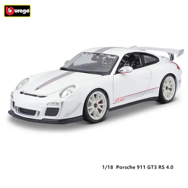 Bburago 1:18 Porsche 911 GT3 RS Die-Cast Model - Image 7