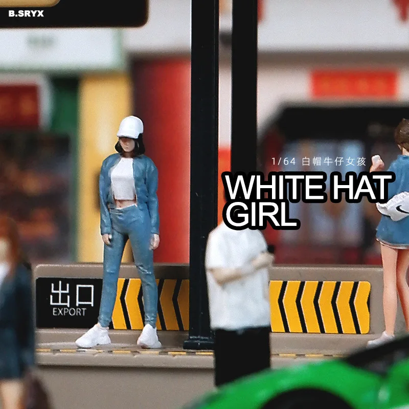 1:64 Resin Miniature Cowgirl Scene Figure 3 1:64 Resin Miniature Cowgirl Scene Figure - Image 3