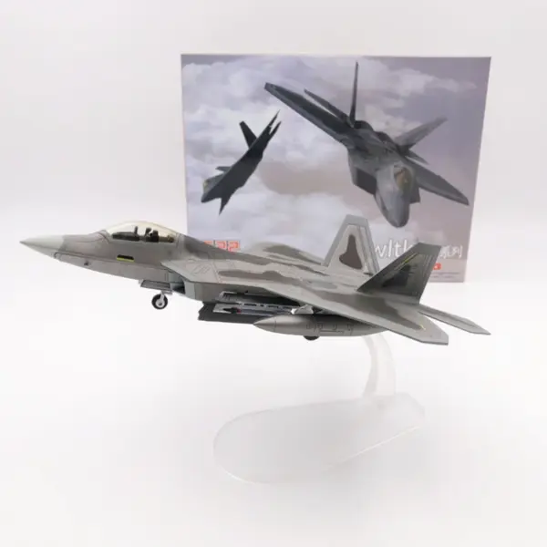 F-22 Raptor Diecast Model 1/100 Scale - Image 5