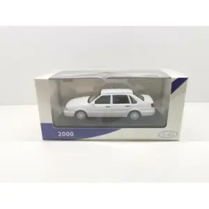 Retro White Shanghai Santana 2000 Model 1:43 12 S24b9ac78b825480291493a38aa81778dx