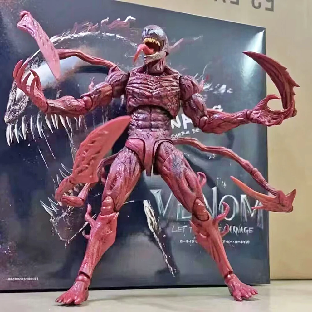 SHFiguarts Venom Red Carnage Action Figure 8 SHFiguarts Venom Red Carnage Action Figure - Image 8