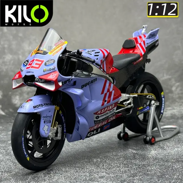 KILO Works Ducati GP Motorcycle Model 1/12 - Image 2