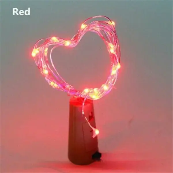 LED Wine Bottle Cork String Lights 2M Christmas Decor - Image 8