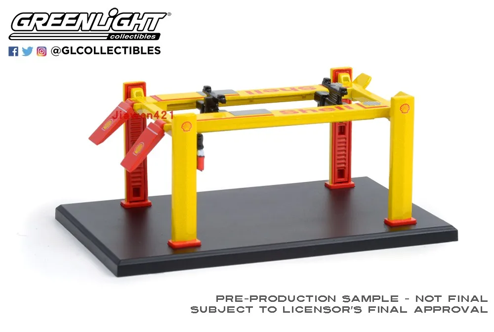 64 Shell Oil Lift Model Collectible 4 64 Shell Oil Lift Model Collectible - Image 4