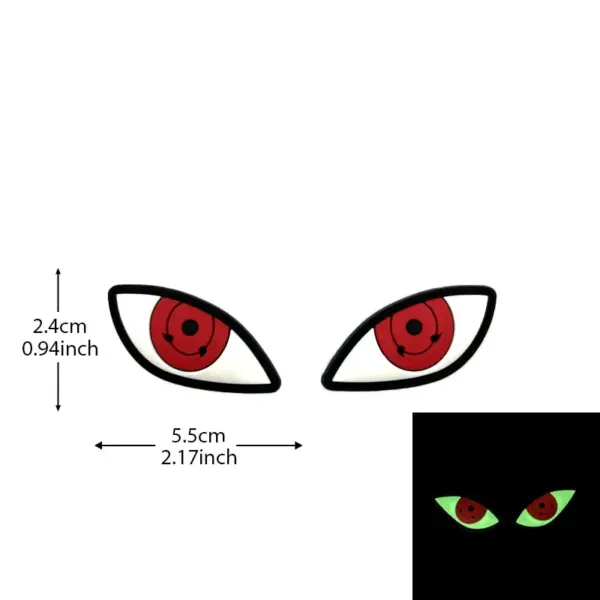 EYES 3D PVC Rubber Badge for Clothing - Image 3