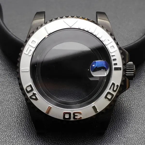 GMT 40.5MM Bidirectional Sapphire Watch Case for NH34 NH35 - Image 42