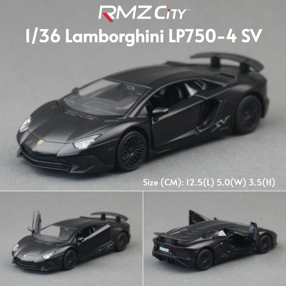 1/36 Lamborghini Super Sport Diecast Model Toy 11 1/36 Lamborghini Super Sport Diecast Model Toy - Image 11
