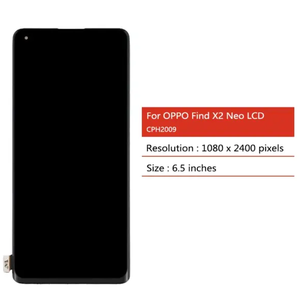 6.5 inches AMOLED LCD & Touch Digitizer for Oppo Find X2 Neo - Image 2