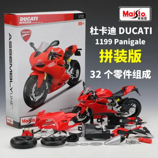 Maisto 1/12 Ducati X Diavel S Diecast Model - Image 11