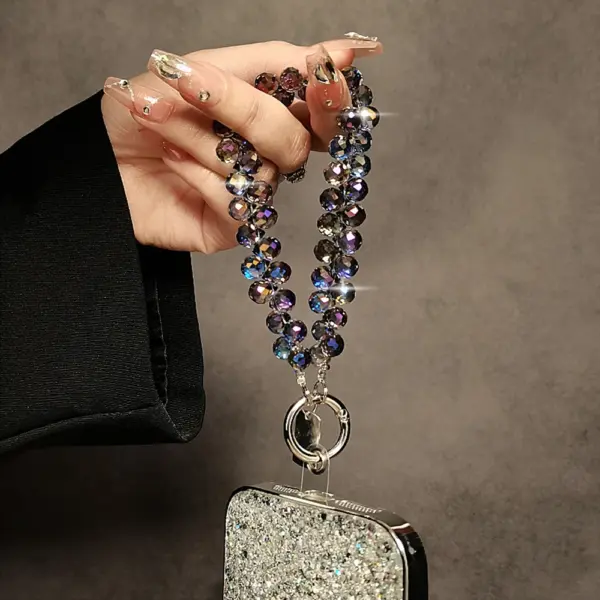 Crystal Rhinestone Phone Wrist Strap for iPhone & Android - Image 5