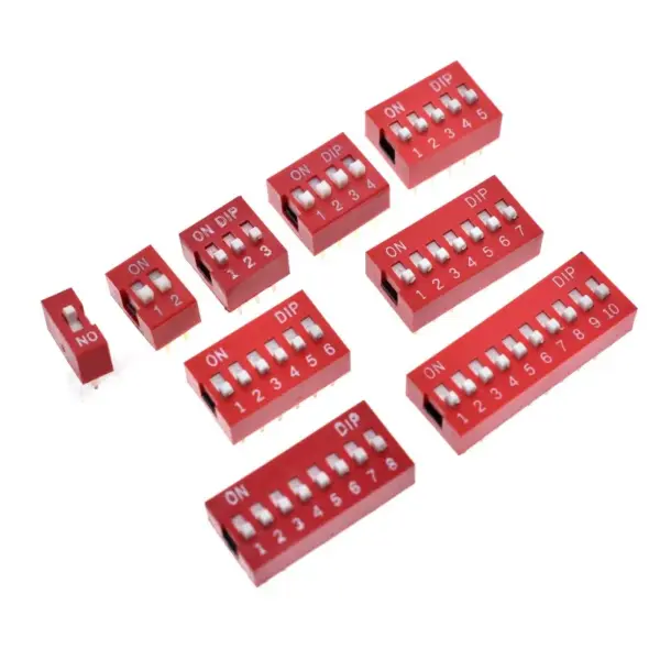 8-Way DIP Switch Kit in Box 2.54mm Toggle Switches - Image 2