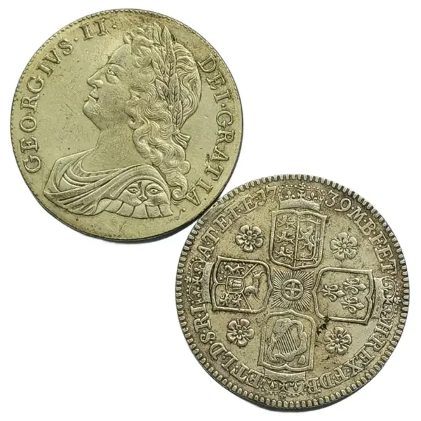Replica UK Silver Crown Coins Set with Historical Varieties - Image 5