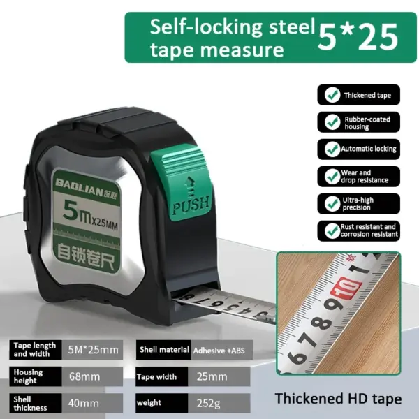 Self Locking Steel Tape Measure 7.5m - Image 9