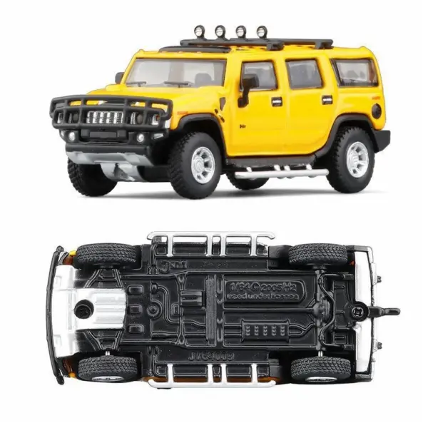 1/64 Hummer H2 SUV Diecast Model Toy Car - Image 4
