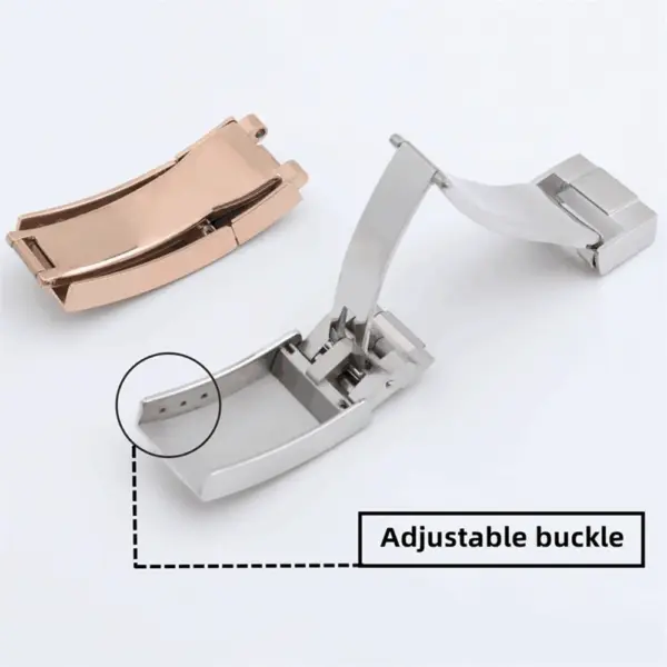 Stainless Steel Watch Band Buckle 9x9/16MM - Image 5