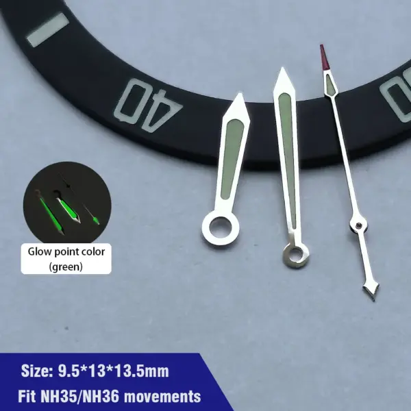 Green Luminescent Hands for NH35 NH36 Sports Watch - Image 25