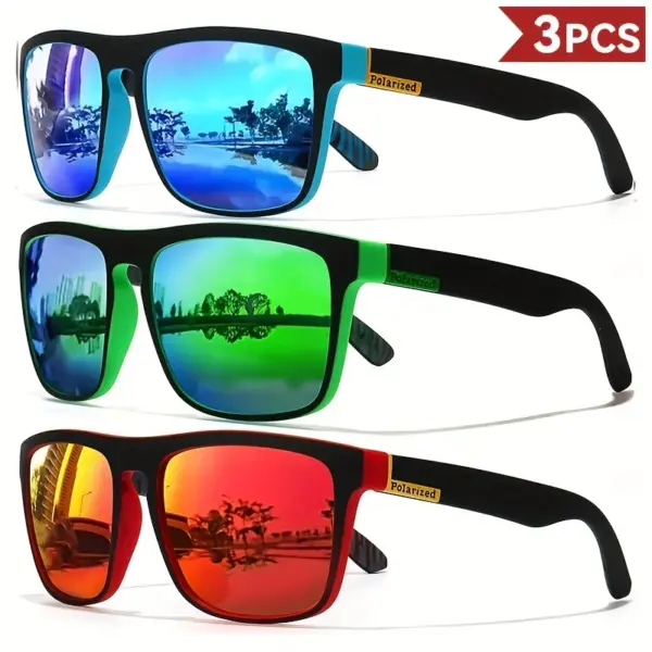 Vintage Square Polarized Sunglasses for Men Women - Image 10