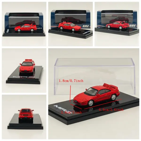 1/64 Honda MR2 SW20 GT-S Diecast Model Car - Image 8