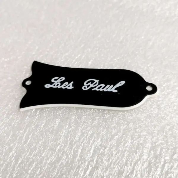 Black 2-Ply Guitar Truss Rod Cover for LP & SG - Image 6