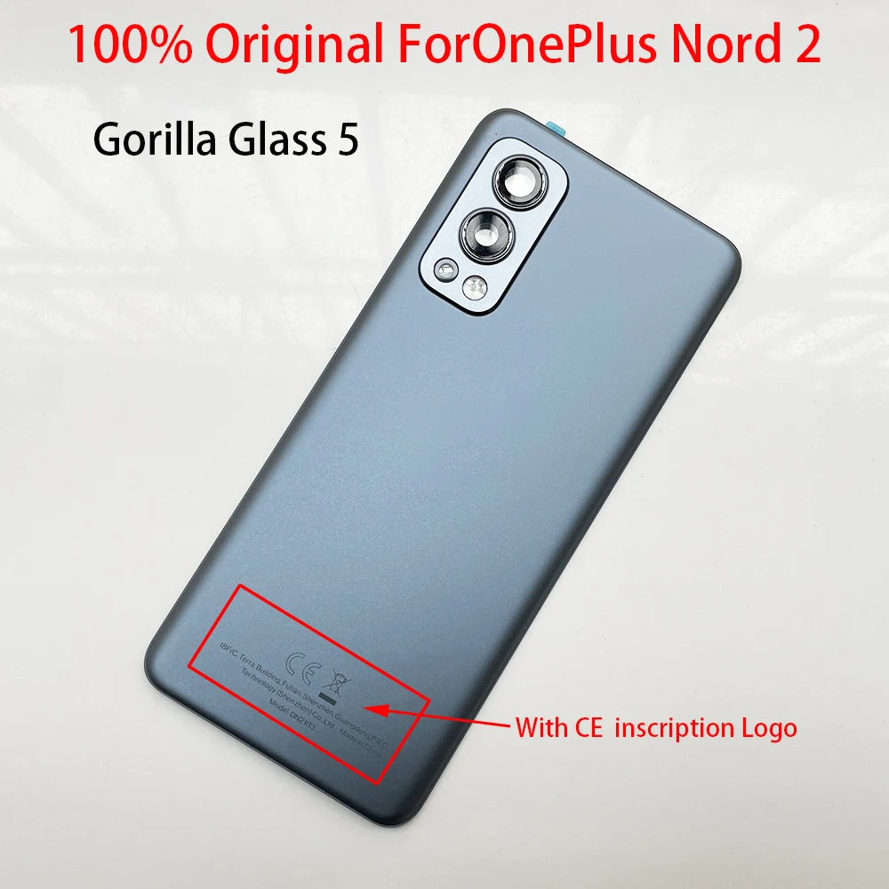 Back Glass Cover for OnePlus Nord 2 5G 5 Back Glass Cover for OnePlus Nord 2 5G - Image 5