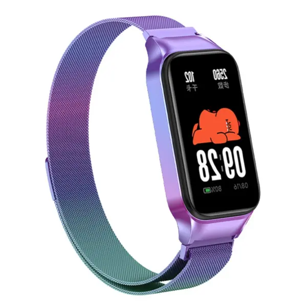 Magnetic Stainless Steel Bracelet & Case for Redmi Band 2 - Image 10