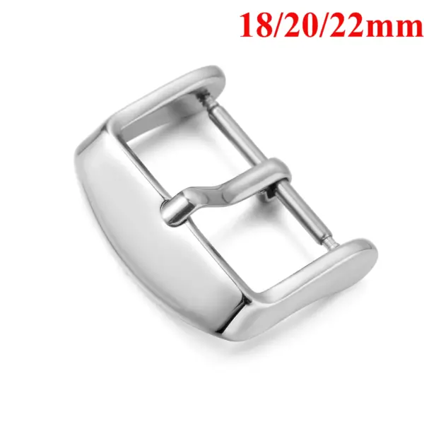 Stainless Steel Watch Strap Buckle 18/20/22mm - Image 2