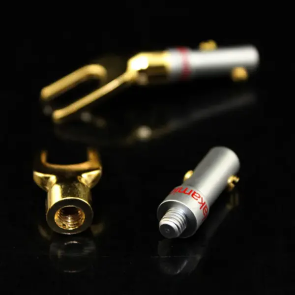 Gold Plated Y U Shape Banana Plug Connector - Image 5