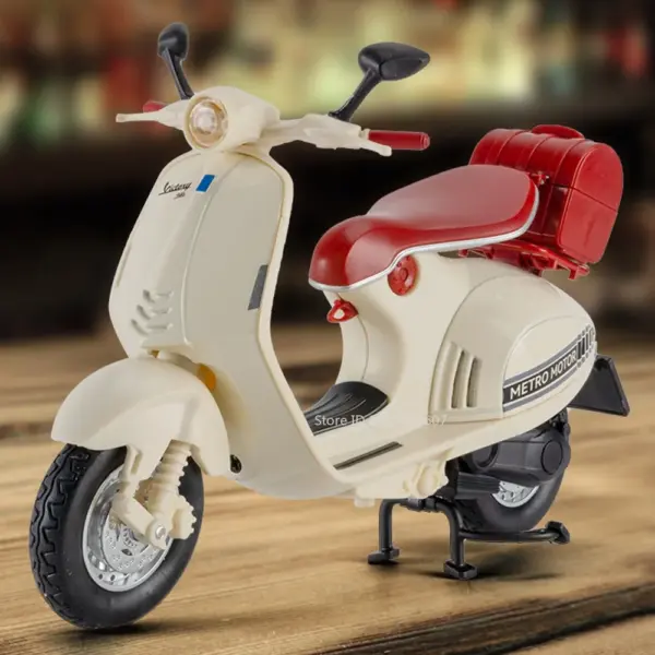 1:12 946 Model Retro Pedal Motorcycle Toy Alloy Diecast - Image 7