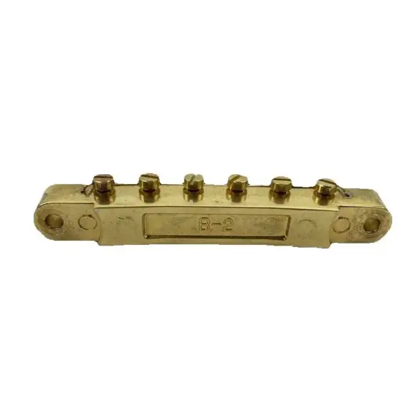 Korean Made Golden Jazz Guitar Bridge B-2 - Image 3