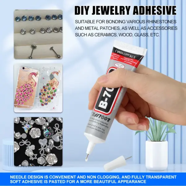 LOOLIFL B-7000 Clear Contact Adhesive 15/25/50/110ML - Image 4