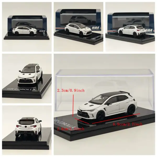 1/64 Scale GR Corolla RZ Diecast Model Car - Image 8
