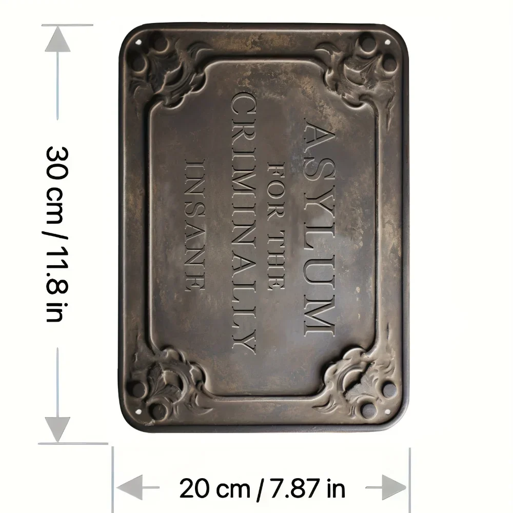 Vintage Metal Tin Wall Decor Sign 2 Vintage Metal Tin Wall Decor Sign - Image 2