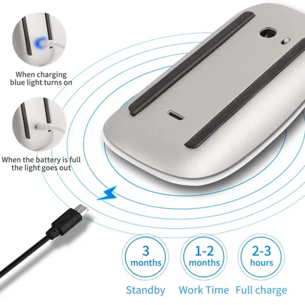 Wireless Silent Bluetooth Mouse for Mac and PC - Image 6