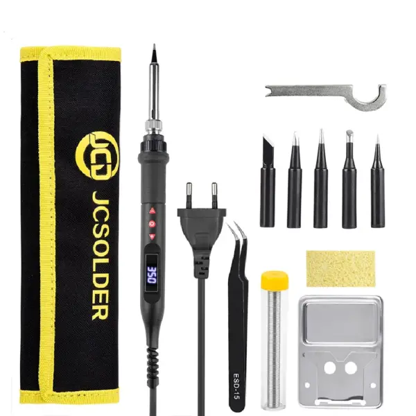 JCD 80W Digital Soldering Iron Kit with LCD Display - Image 10