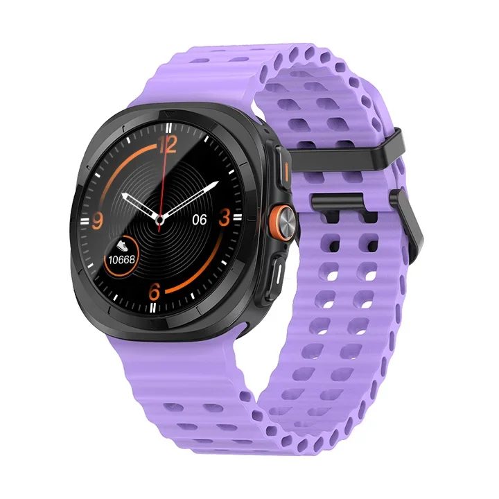 Ocean Silicone Band for Samsung Galaxy Watch 7 Ultra 47mm 22 Ocean Silicone Band for Samsung Galaxy Watch 7 Ultra 47mm - Image 22