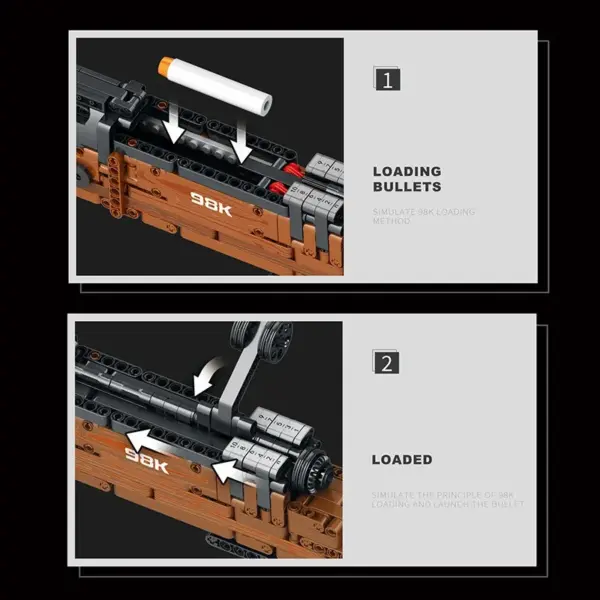 98K Assembly Block Gun with Soft Ammo - Image 4