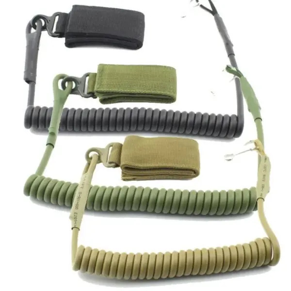 Elastic Tactical Lanyard for Keys and Flashlights - Image 5