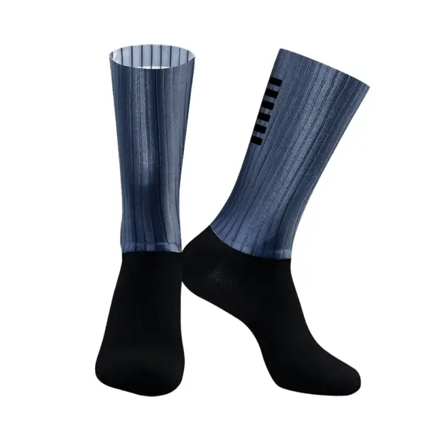 Silicone Cycling Aero Socks for Men - Image 9
