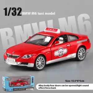 1:32 BMW M6 Taxi Diecast Metal Model 21 S2a027db347c5434b8a28f3df9d9646512