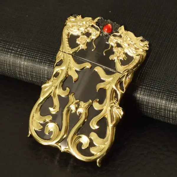 ZORRO Kerosene Lighter Dragon Embossed 62mm - Image 7