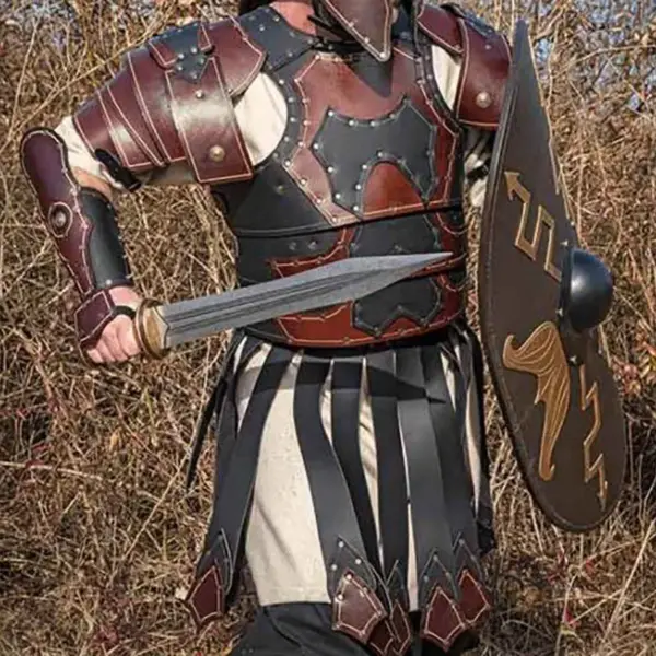 Medieval Greek Roman Legion Armor Costume Set - Image 5