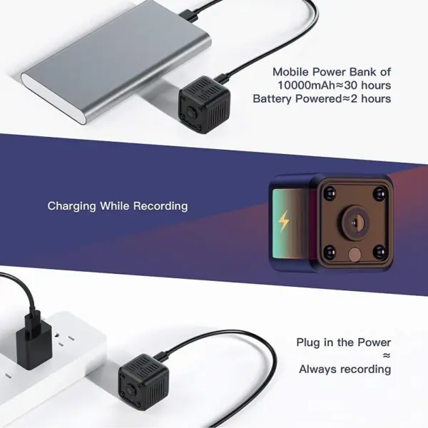 X6 HD Mini Wifi Outdoor Camera with Night Vision - Image 5