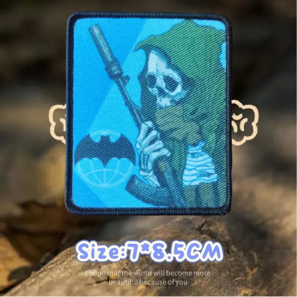 Skull Printed Tactical Patch Set for Clothing - Image 12