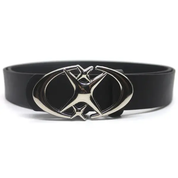 Gothic Punk Moon Star Buckle Belt - Image 8