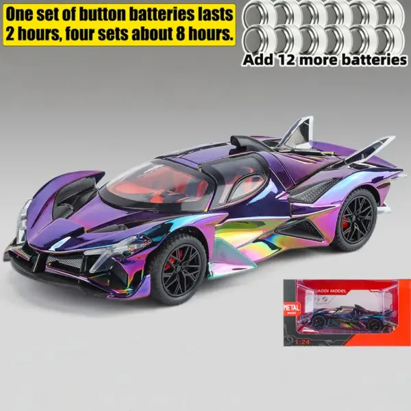 1:24 Apollo EVO Diecast Supercar Model - Image 15
