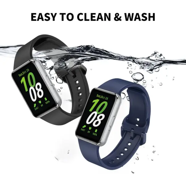 Silicone Strap for Samsung Galaxy Fit 3 Smartwatch - Image 2
